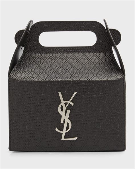 ysl bag lunch box|YSL take out box bag.